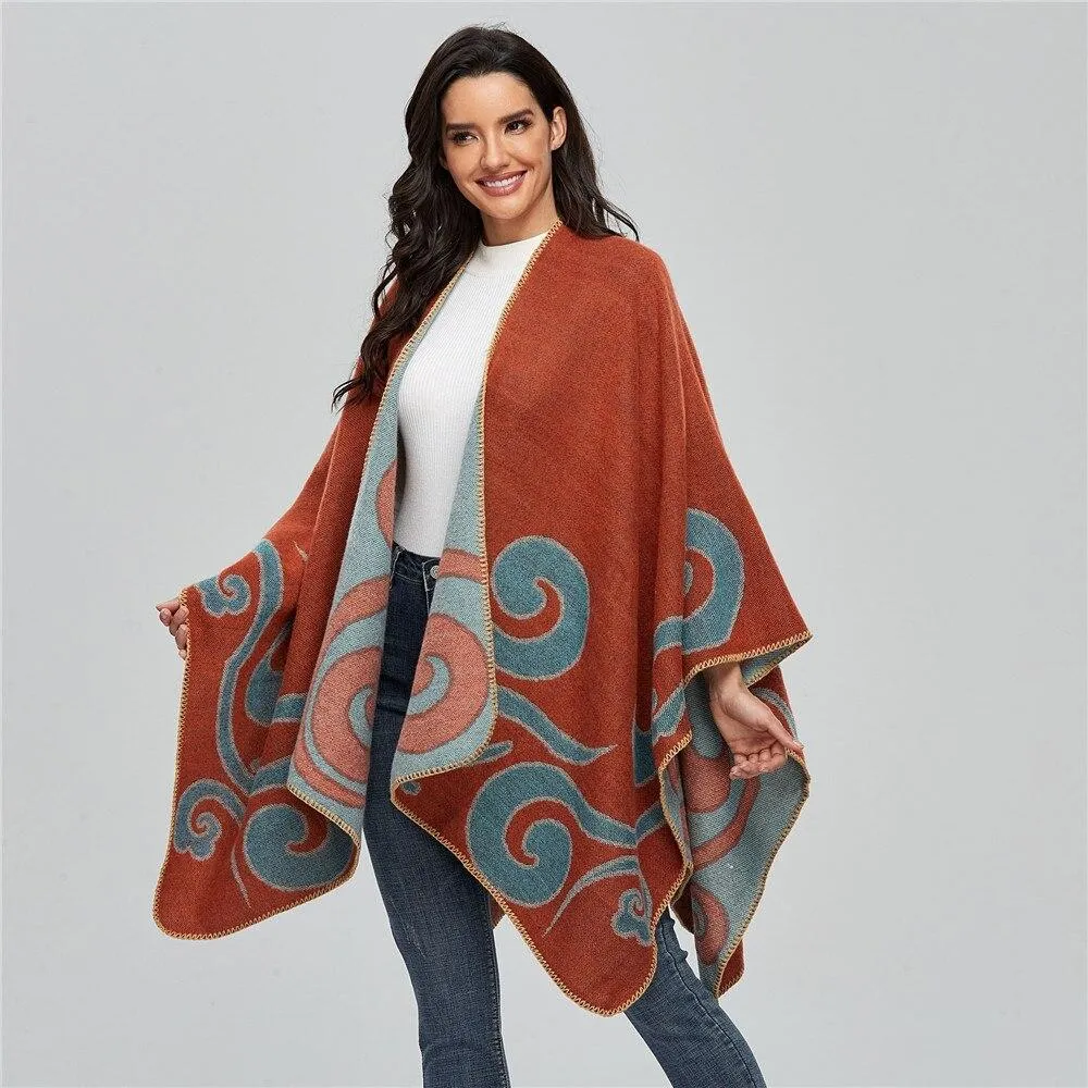 Women's Wave Poncho