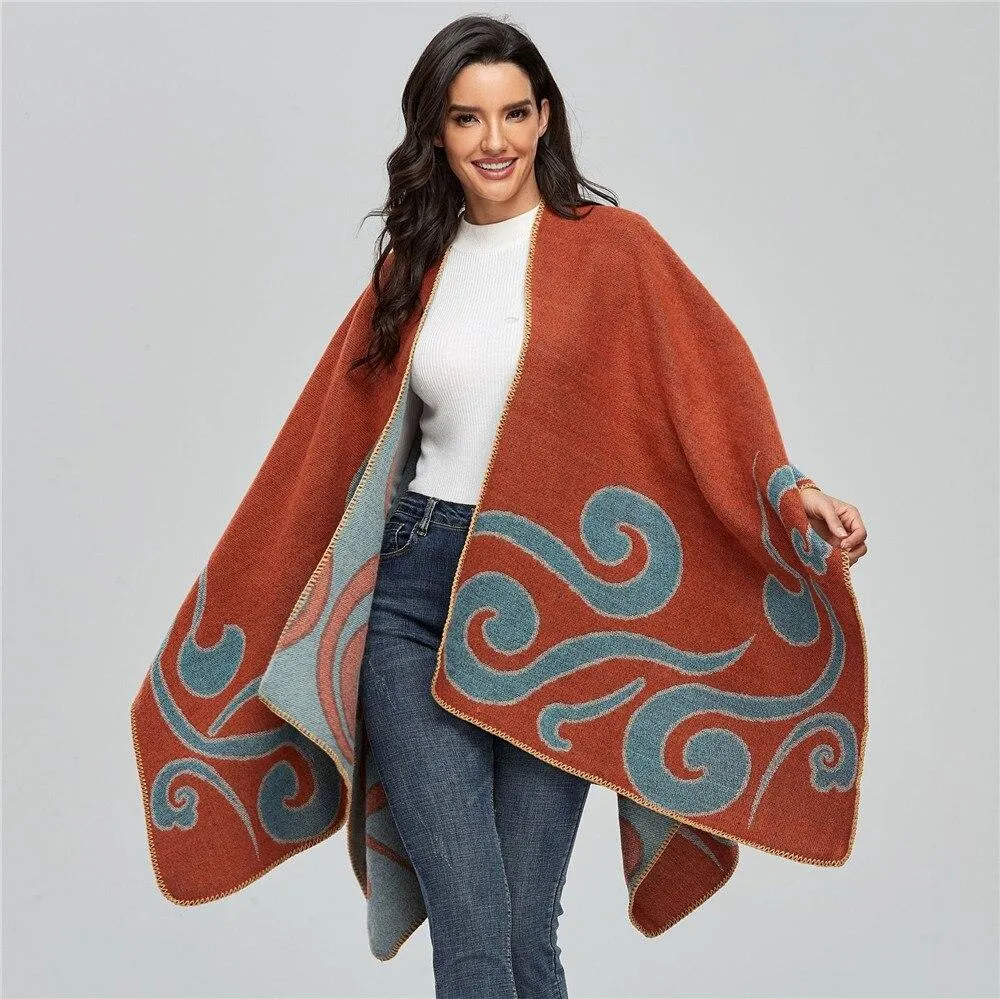 Women's Wave Poncho