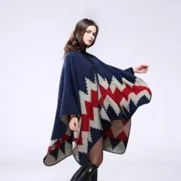 Women’s Zig Zag Poncho