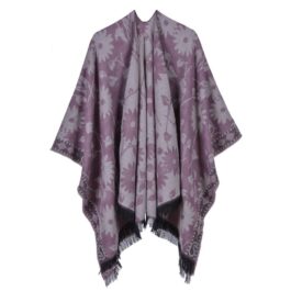 Women’s Floral Poncho