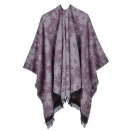Women’s Floral Poncho