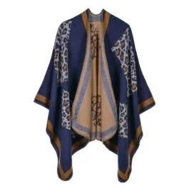 Women’s Leopard Poncho