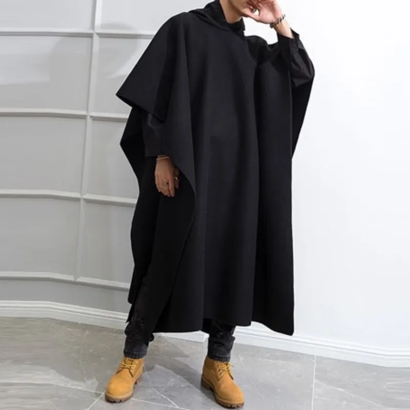 Men's Long Poncho