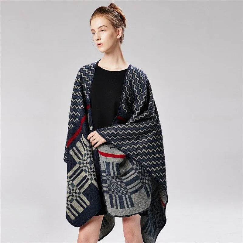Ladies Winter Poncho​