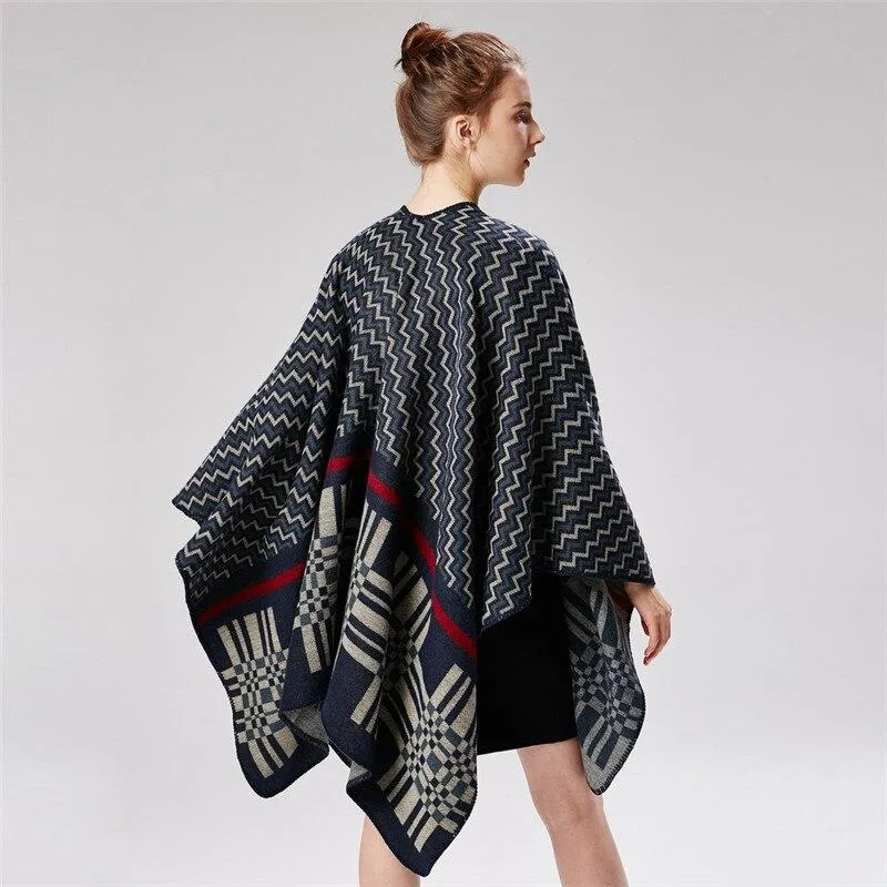 Ladies Winter Poncho​