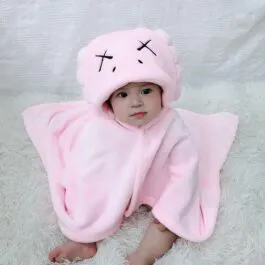 Baby Girl Bath Cape