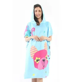 Light Blue Bath Poncho