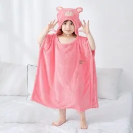 Pig Child Bath Poncho