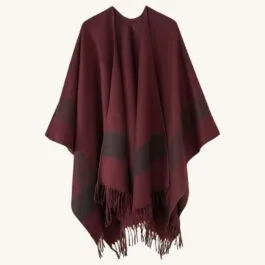 Women’s Burgundy Shawl