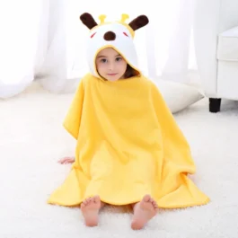 Giraffe Child Towel Poncho