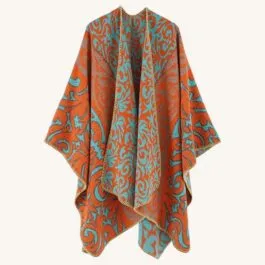 Poncho Cape Orange