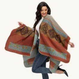 Women’s Autumn Poncho