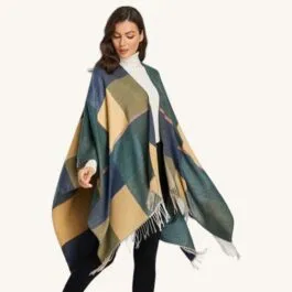Women’s Green Poncho