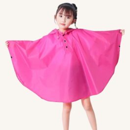 Pink Children’s Rain Poncho
