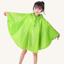Green Children’s Rain Poncho