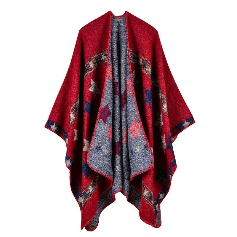 Women's Star Poncho