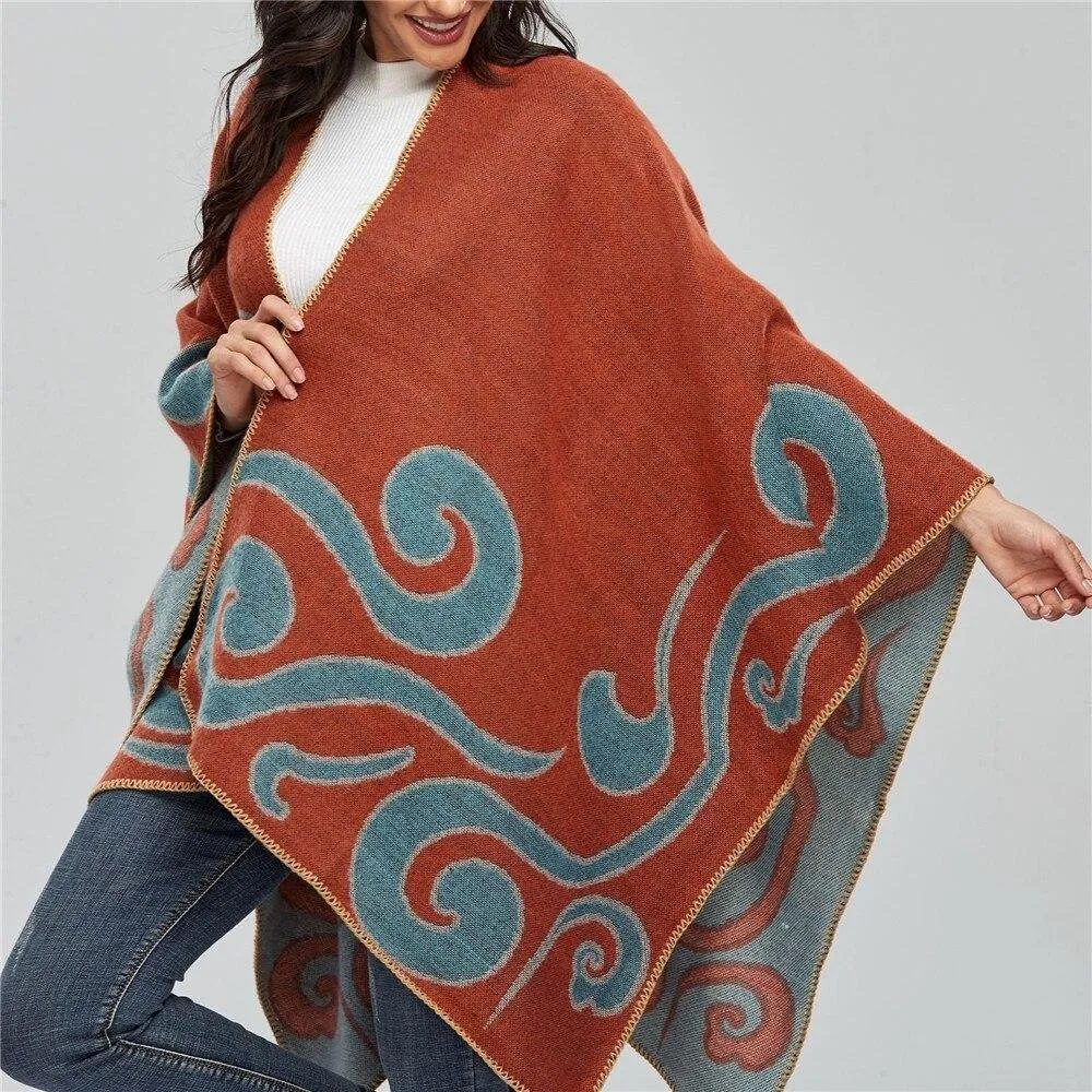 Tribal Women's Poncho