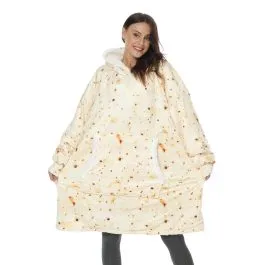 Cheap fleece poncho