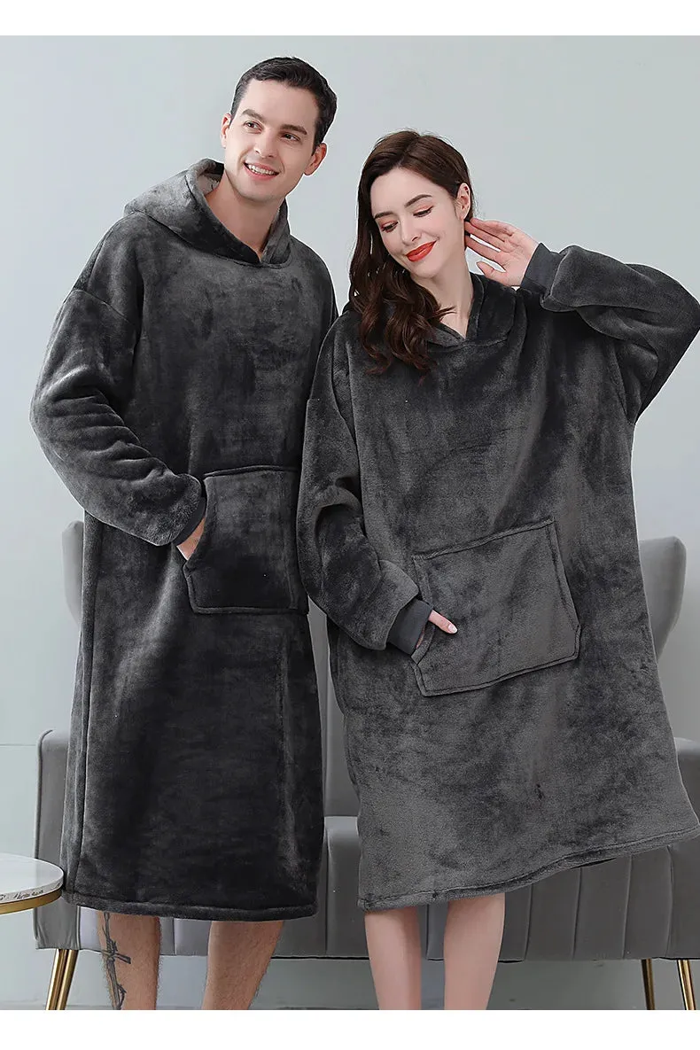 Inner fleece poncho