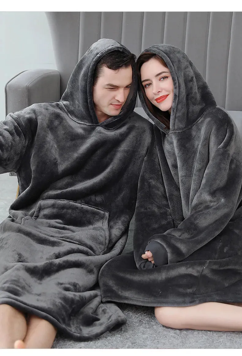 Inner fleece poncho