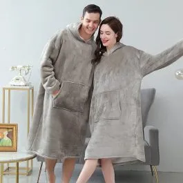 Men’s Plaid Sweatshirt Gray