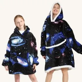 Plaid Poncho Galaxy