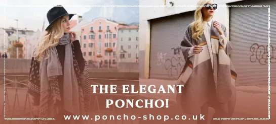 Women's & men's ponchos: Classic and trendy styles